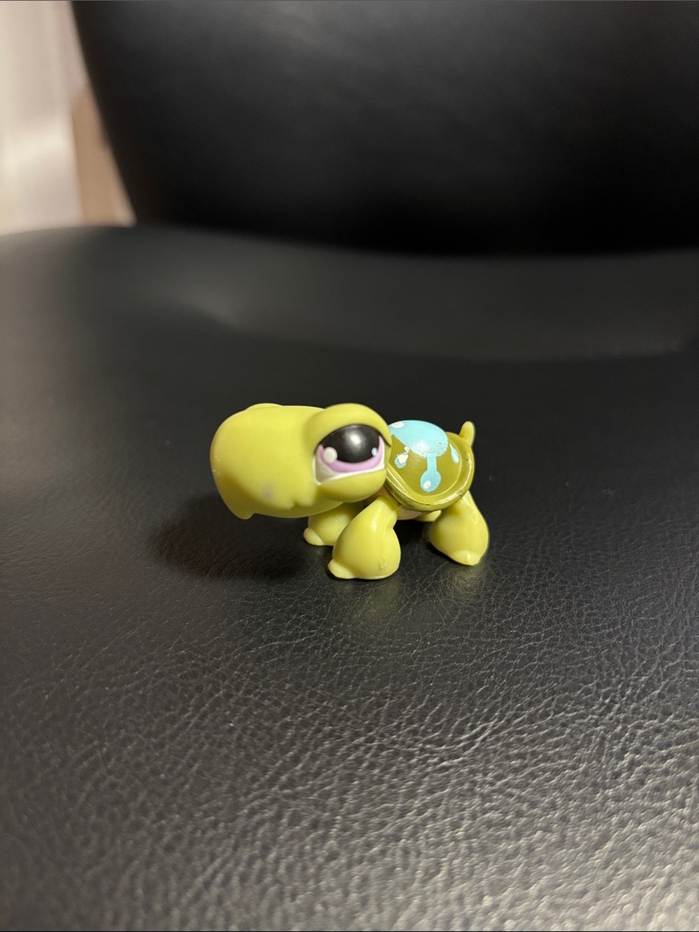 Littlest Pet Shop LPS #149 Turtle With Raindrop Shell & Purple Eyes